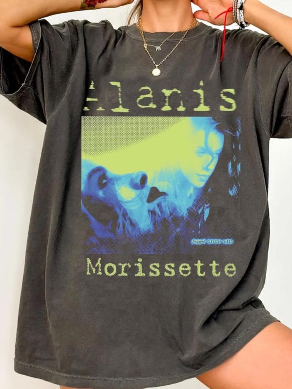 Alanis Morissette T-Shirt, Vintage 90s Retro Rock Tee